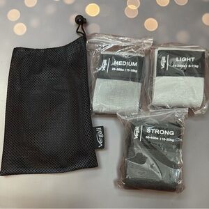 Resistance Bands Set - Black and Gray